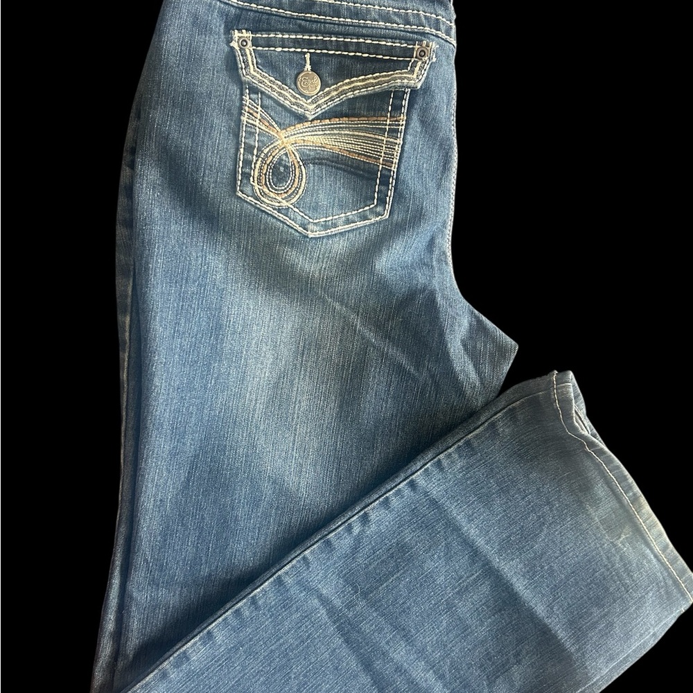 Earl Jeans Dark Blue Denim with Contrast Stitching